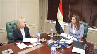 وزيرة التخطيط تبحث سبل تعزيز التعاون مع مديرة البنك الأوروبي لإعادة الإعمار 