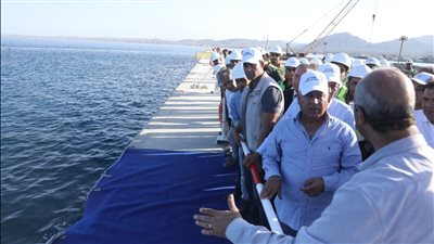 وزير النقل يتابع أعمال تنفيذ المحطة متعددة الأغراض بميناء سفاجا  