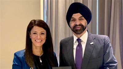 وزيرة التعاون الدولي تبحث استعدادات الزيارة الأولى لرئيس البنك الدولي إلى مصر