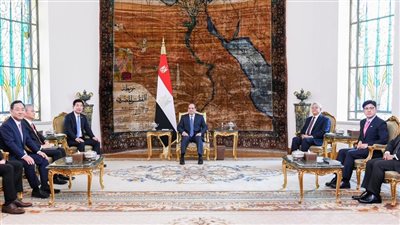 السيسي يبحث مع رئيس الجمعية الوطنية بكوريا الجنوبية تعزيز التعاون البرلماني المشترك