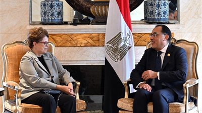 رئيس الوزراء يناقش أوجه التعاون مع بنك التنمية الجديد التابع لتجمع «البريكس»