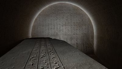  الكشف عن مقبرة الكاتب الملكي «جحوتي إم حات» بأبوصير