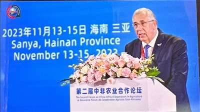 «القصير»: 8 محاور لدعم التعاون الصيني الأفريقي في مجال الزراعة 