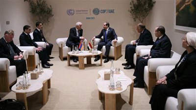 الرئيس السيسي ونظيره الأرميني يتفقان على ضرورة تعزيز جهود زيادة التعاون المشترك 