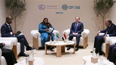 الرئيس السيسي يبحث مع نظيرته التنزاني تعزيز التعاون المشترك على شتى الأصعدة