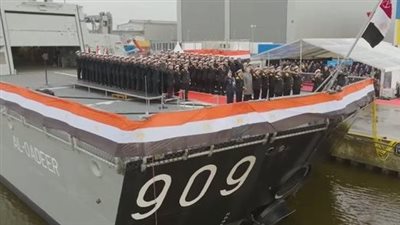 القوات البحرية تستلم الفرقاطة «القدير» طراز «MEKO-A200» من ألمانيا