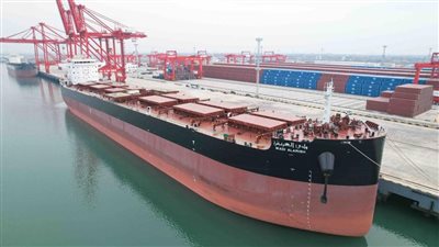 شركة الملاحة الوطنية تتسلم سفينة «وادى العريش» من ترسانة هانتونج الصينية 