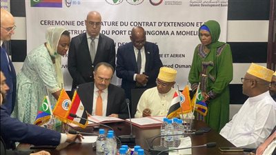 «المقاولون العرب» توقع عقد إنشاء ميناء موهيلي بجزر القمر بقيمة 60 مليون يورو