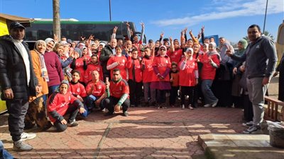 بنك saib ينظم يوم ترفيهي لذوي الهمم من مدينة دمنهور لزيارة سكي إيجبت