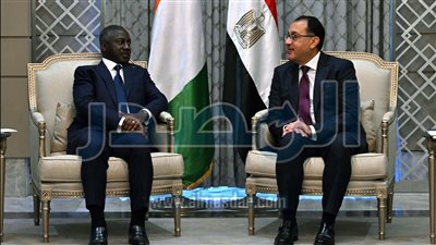 رئيس الوزراء يؤكد الحرص على تعزيز التعاون المشترك بين مصر وكوت ديفوار 