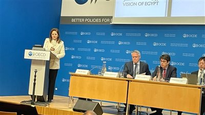 وزيرة التخطيط تشارك في إطلاق تقرير منظمة OECD الاقتصادي لمصر 