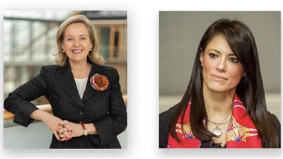 وزيرة التعاون الدولي تصل لوكسمبورج في زيارة إلى مقر بنك الاستثمار الأوروبي