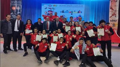  منتخب مصر للووشو كونغ فو يتوج بلقب البطولة العربية بتونس