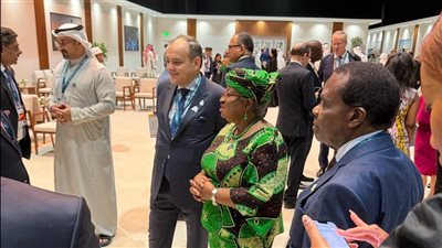 وزير الصناعة يشارك بجلسة دعم مصايد الأسماك خلال مؤتمر منظمة التجارة العالمية