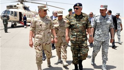 انطلاق التدريب المصري اليوناني 