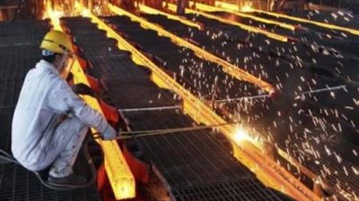 6.6 % نمواً فى إنتاج الصلب بنهاية مايو 2018