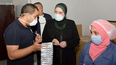 وزيرة الصناعة: انتهاء الأعمال التنفيذية والإنشائية بمجمع مرغم 2