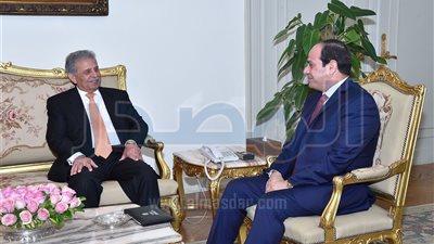 السيسى يبحث سبل تعزيز التعاون المشترك مع وزير الإنتاج الحربي الباكستاني 