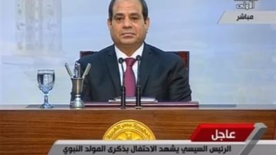السيسي في الاحتفال بذكرى المولد: بكل صراحة طريقنا طويل