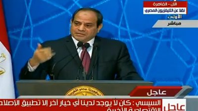 السيسي: الدولار لن يستمر بهذه الأسعار فترة طويلة