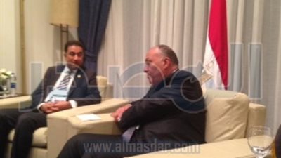 شكري يلتقي أمين عام الاتحاد من اجل المتوسط