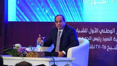 السيسي يطلق هاشتاج على 