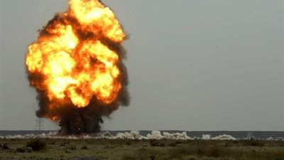 انفجار ضخم بالعريش بسبب وجود عبوة ناسفة