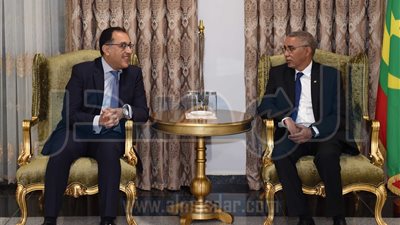  رئيس الوزراء يبحث التعاون المشترك مع نظيره الموريتانى فى 