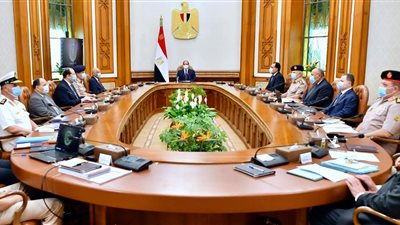 مجلس الدفاع الوطنى يستعرض تطورات الوضع في ليبيا وملف سد النهضة