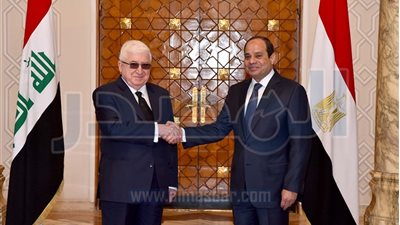 الرئيس العراقي يهنىء المصريين على اكتمال خارطة الطريق