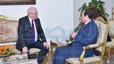 السيسى يبحث مع مسئول ألماني سُبل تعزيز التعاون المشترك بين البلدين