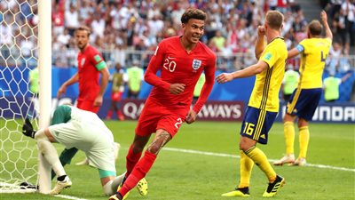 إنجلترا تهزم السويد 2-0 وتتأهل لنصف نهائى كأس العالم