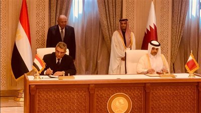 توقيع 6 مذكرات تفاهم وبرامج تعاون بين مصر وقطر