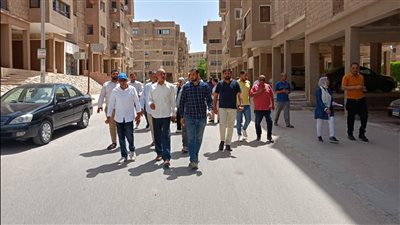 جولة تفقدية لمسؤولي المدن الجديدة لمتابعة مشروعات رفع الكفاءة والتطوير 