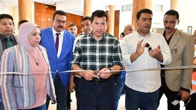 افتتاح معرض الحرف اليدوية بالمدينة الشبابية والرياضية بشرم الشيخ