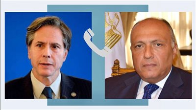 وزير الخارجية ونظيره الأمريكي يشددان على أهمية فتح المعابر بين إسرائيل وغزة 