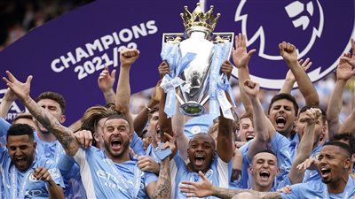  مانشستر سيتي بطلاً للدوري الإنجليزي للمرة العاشرة في تاريخه