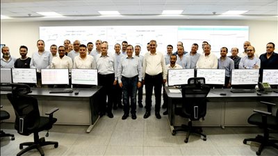  «الملا» يفتتح أولى مراحل غرفة التحكم والمراقبة SCADA بشركة أنابيب البترول 