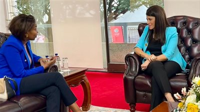 وزيرة التعاون الدولي تناقش مع برنامج الأغذية العالمي دعم صغار المزارعين