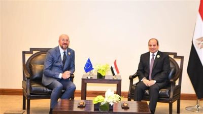 السيسي ورئيس المجلس الأوروبي يحذران من التداعيات الكارثية لاستمرار الحرب في غزة