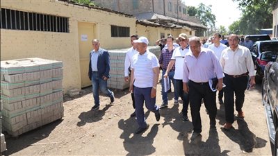 «الوزير» يتفقد مجمع ورش المنشآت والكباري بإمبابة ومبنى هيئة النقل النهري 