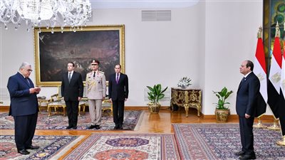 الرئيس السيسي يشهد أداء حلف اليمين لرئيسي مجلس الدولة والنيابة الإدارية