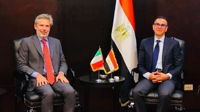 وزير الاستثمار يبحث مع سفير إيطاليا سبل تعزيز التعاون الاقتصادي المشترك