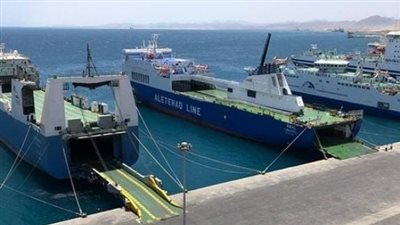 تداول 37 ألف طن و 573 شاحنة بضائع بموانئ البحر الأحمر 