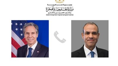 وزيرا خارجية مصر وأمريكا يؤكدان ضرورة الوقف الفوري لإطلاق النار بغزة 