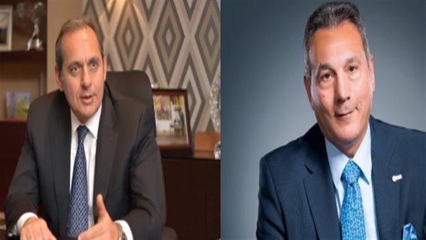 Mohamed El-Atrebi, CEO of the National Bank of Egypt and Hisham Okasha of Bank Misr
