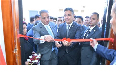 افتتاح مركز الخدمة المطور بمديرية تموين الفيوم 