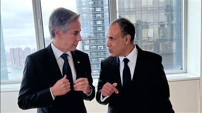 وزير الخارجية يلتقي نظيره الأمريكي على هامش أعمال الجمعية العامة للأمم المتحدة