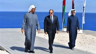 الرئيس السيسي والشيخ محمد بن زايد يشهدان إطلاق مشروع رأس الحكمة