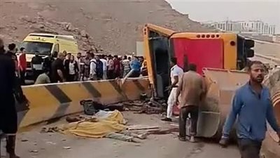 النيابة العامة تعلن ثبوت تعاطي سائق أتوبيس حادث الجلالة لمخدر المورفين